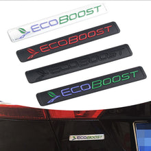 Load image into Gallery viewer, Metal ECOBOOST ECO BOOST Logo Emblem Badge Sticker for Ford Focus Fiesta Kuga Range Mendeo F150 Kuga Trunk Stickers
