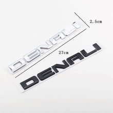 Load image into Gallery viewer, Auto ABS letter Emblem Decal for GMC Sierra Savana Terrain Acadia Envoy Safari DENALI/DENALIHD Logo Car Stickers accessories
