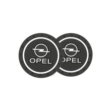 Load image into Gallery viewer, 2Pcs Car Emblem Non-Slip Pad Water Cup Holder Mat
