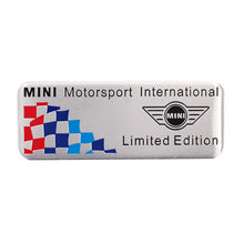 Load image into Gallery viewer, Mini Cooper Motorsport International Trunk Emblem Sticker
