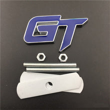 Load image into Gallery viewer, 3D Zinc Alloy GT Emblem For Audi A4 A6 Ford Mendoe Mustang BMW E60 E90 F10 F30 Rear Trunk Badge Car Decals Sticker Grille

