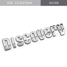 Load image into Gallery viewer, Car Exterior Decoration For Land Rover Discovery 2 3 4 5 Metal Discovery Logo Emblem Automobile Trunk Badge Sticker Accessories
