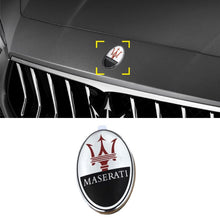 Load image into Gallery viewer, Maserati Logo Front Hood Emblem Sticker
