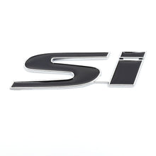 Load image into Gallery viewer, Car Sticker SI Logo Auto Emblem Badge 3D Metal Trunk Decals for Honda Civic Si Accord Jazz Crv Hrv City Odyssey Fit Accessories
