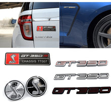 Load image into Gallery viewer, 3D Car Stickers Badge Decal Auto Exterior Decoration for Ford Shelby GT350 R Emblem Focus 3 Fiesta Mondeo Mk4 GT350 Fusion Kuga
