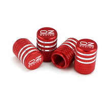 Load image into Gallery viewer, Metal Car Tire Valve Caps OZ Logo Auto Wheel Tire Styling for Nissan 350Z Tiida Sylphy  Teana Juke Qashqai

