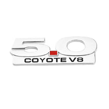 Load image into Gallery viewer, 3D Metal Car Accessories Sticker Decal Emblems for Ford Mondeo Kuga Ecosport 5.0 Coyote V8 Twin Turbo Logo Decoration Styling

