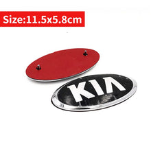 Load image into Gallery viewer, For KIA  K2 K3 KX3 K4 K5 Cerato Auto Grille Front Rear Trunk Tailgate Emblem ABS Alloy Chrome Sticker Exterior Modification
