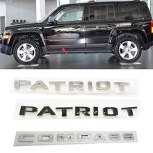 Load image into Gallery viewer, Car Styling Fender Trunk Body Sticker Decals For Jeep Wrangler Grand Cherokee Patriot Compass Logo Emblem Badge Auto Accessories
