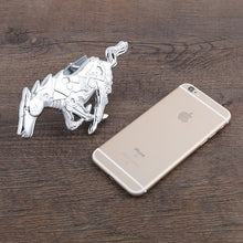 Load image into Gallery viewer, Zinc Alloy Black Silver Horse Logo Emblem for Ford Mustang Focus Mondeo Fiesta Grill Trunk Sticker Badge Decoration Accessories
