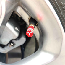 Load image into Gallery viewer, 4pcs Tesla Logo Tire Valve Caps
