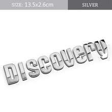 Load image into Gallery viewer, Car Exterior Decoration For Land Rover Discovery 2 3 4 5 Metal Discovery Logo Emblem Automobile Trunk Badge Sticker Accessories
