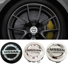 Load image into Gallery viewer, 4pcs Nissan Logo 54/58/60MM Wheel Center Caps
