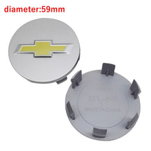 Load image into Gallery viewer, 4pcs 53/58/59/64/83mm Chevrolet Logo Wheel Center Caps
