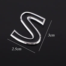 Load image into Gallery viewer, Red S Emblem IPL Badge Car Sticker 3D Metal Styling Refitting Rear Trunk Fender Decal for Infiniti Q30 Q50 Q70 QX30 QX60 FX30
