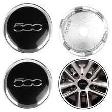 Load image into Gallery viewer, 4pcs 60mm Abarth FIAT 500 Wheel Center Hub Cap

