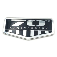 Load image into Gallery viewer, 70th Car Stickers Metal Emblem Badge Decal for Jeep Wrangler Cherokee Compass Patriot 70th Anniversary Emblem Stickers
