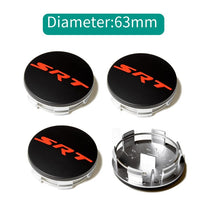 Load image into Gallery viewer, 63mm Wheel Center Hub Caps Dodge HellCat SRT
