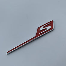 Load image into Gallery viewer, Abs Auto Rear Emblem Sticker Car Styling for Mercedes Benz AMG GTR GTS C63S E63S GLC63S GLE63S Long R S Letter Badge Decal
