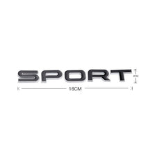 Load image into Gallery viewer, Metal Sport Badge Car Rear Trunk Sticker for Land Rover Range Rover Sport Evoque Velar Discovery 2 3 Defender L322 Auto Emblem
