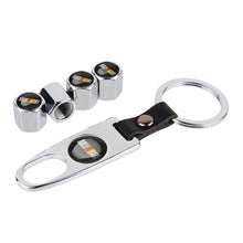 Load image into Gallery viewer, 4pcs Mitsubishi  Valve Caps+Keychain
