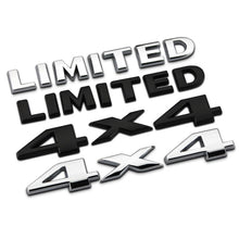 Load image into Gallery viewer, Car Sticker Limited 4X4 Logo For Jeep Grand Cherokee Compass Patriot Renegade Wrangler Commander Auto Metal Sticker Emblems
