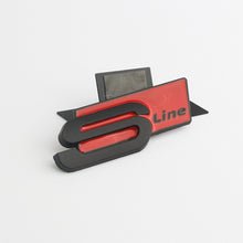 Load image into Gallery viewer, Metal Sticker Emblem Audi SLine Logo 8.3x3cm
