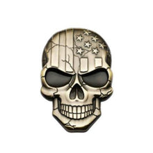 Load image into Gallery viewer, Skull USA Flag Emblem Sticker
