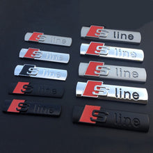 Load image into Gallery viewer, S Line Logo Sticker Metal Alloy Car Badge SLine Emblem Audi
