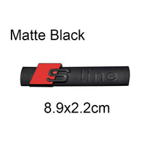 Load image into Gallery viewer, S Line Logo Sticker Metal Alloy Car Badge SLine Emblem Audi
