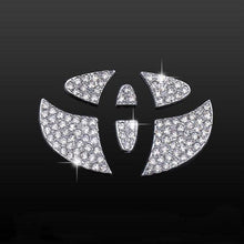 Load image into Gallery viewer, Rhinestone Steering Wheel Emblem Sticker
