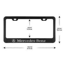 Load image into Gallery viewer, 1 Pair Mercedes Benz License Plate Frames
