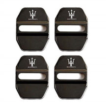 Load image into Gallery viewer, 4pcs Maserati Logo Door Lock Cover for Ghibli Levante Quattroporte
