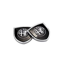 Load image into Gallery viewer, 2pcs Alfa Romeo Shield Logo Emblem
