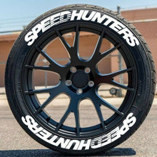 Load image into Gallery viewer, 4/8pcs Speed Hunters Letter Wheels Tire Stickers
