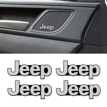 Load image into Gallery viewer, 4pcs Jeep Door Speaker Emblem Stickers
