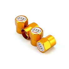 Load image into Gallery viewer, 4pcs Audi Logo Tire Valve Caps
