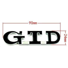 Load image into Gallery viewer, Golf GTD Black Emblem Sticker
