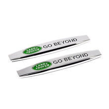Load image into Gallery viewer, 2pcs Go Beyond Emblem Stickers for Land Rover
