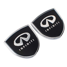 Load image into Gallery viewer, 2pcs Infiniti Logo Shield Emblems

