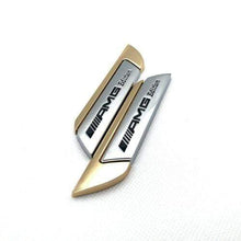 Load image into Gallery viewer, 2pcs AMG Logo Emblem Stickers Mercedes
