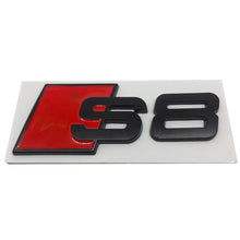 Load image into Gallery viewer, S3 S4 S5 S6 S8 Car Trunk Emblem Audi Black , Metal
