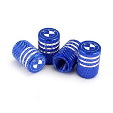 Load image into Gallery viewer, 4x BMW Tire Valve Caps Gray
