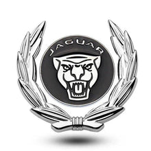 Load image into Gallery viewer, Jaguar Wreath Emblem Sticker

