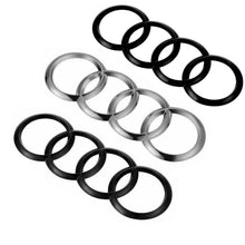Load image into Gallery viewer, Audi Rings Trunk Emblem 193x67mm for A1 A3 A4 S4 A5 S6 A6 - Style: Convex Rings, Flat Rings.

