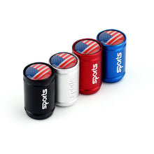 Load image into Gallery viewer, 4pcs USA Flag Logo Tire Valve Caps
