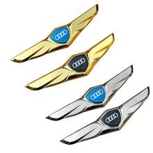 Load image into Gallery viewer, Audi Logo Wings Decal Emblem Sticker
