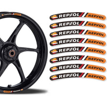 Load image into Gallery viewer, 8pcs Universal Motorcycle Wheel Rim Stickers
