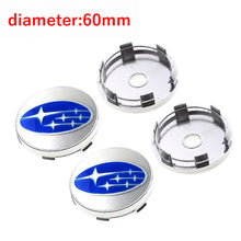 Load image into Gallery viewer, 60mm wheel center caps for Subaru STI
