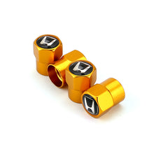Load image into Gallery viewer, 4pcs Honda Black Background Logo Tire Valve Caps
